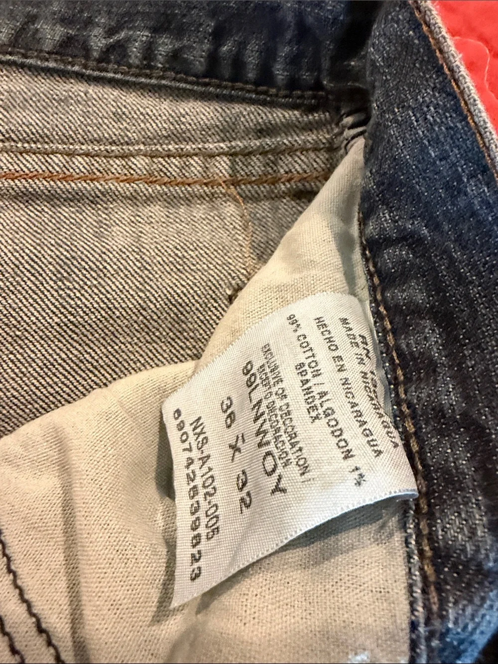 Wrangler Men's Dark Blue Relaxed Fit Jeans